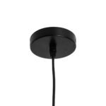 GLOBOSTAR® COOLIE 01476 Μοντέρνο Κρεμαστό Φωτιστικό Οροφής με Ντουί 1 x E27 AC 220-240V IP20 - Μαύρο & Ασημί - Μ12.5 x Π12.5 x Υ11.5cm - Image 9