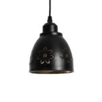 GLOBOSTAR® COOLIE 01479 Μοντέρνο Κρεμαστό Φωτιστικό Οροφής με Ντουί 1 x E27 AC 220-240V IP20 - Μαύρο & Χρυσό - Μ12.5 x Π12.5 x Υ11.5cm - Image 2