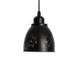 GLOBOSTAR® COOLIE 01479 Μοντέρνο Κρεμαστό Φωτιστικό Οροφής με Ντουί 1 x E27 AC 220-240V IP20 - Μαύρο & Χρυσό - Μ12.5 x Π12.5 x Υ11.5cm - Image 5