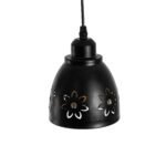 GLOBOSTAR® COOLIE 01479 Μοντέρνο Κρεμαστό Φωτιστικό Οροφής με Ντουί 1 x E27 AC 220-240V IP20 - Μαύρο & Χρυσό - Μ12.5 x Π12.5 x Υ11.5cm - Image 7