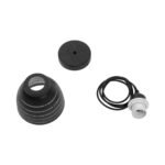 GLOBOSTAR® COOLIE 01483 Μοντέρνο Κρεμαστό Φωτιστικό Οροφής με Ντουί 1 x E27 AC 220-240V IP20 - Μαύρο & Ασημί - Μ12.5 x Π12.5 x Υ11.5cm - Image 10