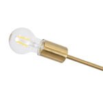 GLOBOSTAR® MILANO 01485 Μοντέρνο Φωτιστικό Οροφής με Ντουί 12 x E27 AC 220-240V IP20 - Χρυσό - Μ80 x Π80 x Υ80cm - Image 7