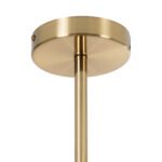 GLOBOSTAR® MILANO 01485 Μοντέρνο Φωτιστικό Οροφής με Ντουί 12 x E27 AC 220-240V IP20 - Χρυσό - Μ80 x Π80 x Υ80cm - Image 8