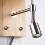 GLOBOSTAR® ELEGANT 01496 Μοντέρνο Φωτιστικό Τοίχου - Απλίκα Ξενοδοχείου Reading Light με Ντουί 1 x E27 LED 3W 360lm 36° AC 220-240V IP20 Θερμό Λευκό 2700K - Bridgelux COB Chip - Μπρούτζινο & Μπεζ - Μ18 x Π24 x Υ29cm - 2 Χρόνια Εγγύηση - Image 8