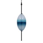 GLOBOSTAR® TEARDROP 01501 Μοντέρνο Κρεμαστό Φωτιστικό Οροφής με Ντουί 3 x G4 AC 220-240V IP20 - Τιρκουάζ - Μ16 x Π16 x Υ66cm