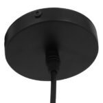 GLOBOSTAR® OLIVER 01507 Vintage Κρεμαστό Φωτιστικό Οροφής με Ντουί 1 x E27 AC 220-240V IP20 - Μελί & Μαύρο - Μ14 x Π14 x Υ30cm - Image 7