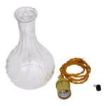 GLOBOSTAR® WHISKEY 01514 Vintage Κρεμαστό Φωτιστικό Οροφής με Ντουί 1 x E27 AC 220-240V IP20 - Διάφανο - Μ14 x Π14 x Υ23cm - Image 7