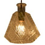 GLOBOSTAR® WHISKEY 01515 Vintage Κρεμαστό Φωτιστικό Οροφής με Ντουί 1 x E27 AC 220-240V IP20 - Διάφανο - Μ11 x Π11 x Υ20cm - Image 2