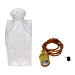 GLOBOSTAR® WHISKEY 01516 Vintage Κρεμαστό Φωτιστικό Οροφής με Ντουί 1 x E27 AC 220-240V IP20 - Διάφανο - Μ10 x Π10 x Υ24cm - Image 7