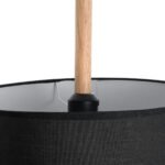 GLOBOSTAR® BRONX 01517 Μοντέρνο Κρεμαστό Φωτιστικό Οροφής με Ντουί 1 x E27 AC 220-240V IP20 - Μαύρο & Μπεζ - Μ35 x Π35 x Υ50cm - Image 10