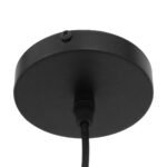 GLOBOSTAR® PALAZZO 01523 Μοντέρνο Κρεμαστό Φωτιστικό Οροφής με Ντουί 1 x E27 AC 220-240V IP20 - Μαύρο & Χρυσό - Μ14 x Π14 x Υ34cm - Image 9