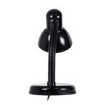 GLOBOSTAR® STUDENT 01530 Μοντέρνο Επιτραπέζιο Φωτιστικό Πορτατίφ με Ντουί 1 x E27 AC 220-240V IP20 - Μαύρο - Μ12 x Π12 x Υ32cm - Image 6