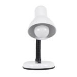 GLOBOSTAR® STUDENT 01531 Μοντέρνο Επιτραπέζιο Φωτιστικό Πορτατίφ με Ντουί 1 x E27 AC 220-240V IP20 - Λευκό & Μαύρο - Μ12 x Π12 x Υ32cm - Image 5