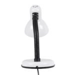GLOBOSTAR® STUDENT 01531 Μοντέρνο Επιτραπέζιο Φωτιστικό Πορτατίφ με Ντουί 1 x E27 AC 220-240V IP20 - Λευκό & Μαύρο - Μ12 x Π12 x Υ32cm - Image 6