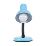 GLOBOSTAR® STUDENT 01532 Μοντέρνο Επιτραπέζιο Φωτιστικό Πορτατίφ με Ντουί 1 x E27 AC 220-240V IP20 - Γαλάζιο & Μαύρο - Μ12 x Π12 x Υ32cm - Image 5