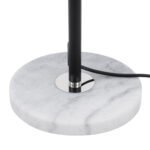 GLOBOSTAR® VERSAILLES 01540 Μοντέρνο Επιδαπέδιο Φωτιστικό με Ντουί 1 x E27 AC 220-240V IP20 - Μαύρο & Λευκό - Μ25 x Π25 x Υ150cm - Image 6