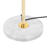 GLOBOSTAR® VERSAILLES 01541 Μοντέρνο Επιδαπέδιο Φωτιστικό με Ντουί 1 x E27 AC 220-240V IP20 - Χρυσό & Λευκό - Μ25 x Π25 x Υ150cm - Image 6