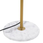 GLOBOSTAR® VERSAILLES 01543 Μοντέρνο Επιδαπέδιο Φωτιστικό με Ντουί 1 x E27 AC 220-240V IP20 - Χρυσό & Λευκό - Μ35 x Π35 x Υ170cm - Image 6