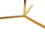 GLOBOSTAR® ELFIS 01551 Μοντέρνο Επιτραπέζιο Φωτιστικό Πορτατίφ με Ντουί 1 x E27 AC 220-240V IP20 - Χρυσό & Λευκό - Μ15 x Π15 x Υ53cm - Image 9