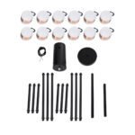 GLOBOSTAR® ORNATE 01553 Μοντέρνο Φωτιστικό Οροφής LED 104W 8320lm 360° AC 220-240V IP20 Φυσικό Λευκό 4500K - Lumileds SMD Chip - Μαύρο & Χάλκινο - Μ65 x Π65 x Υ70cm - 2 Χρόνια Εγγύηση - Image 12