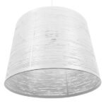 GLOBOSTAR® ACCADEMIA 01557 Μοντέρνο Κρεμαστό Φωτιστικό Οροφής με Ντουί 1 x E27 AC 220-240V IP20 - Λευκό - Μ35 x Π35 x Υ25cm - Image 6