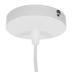 GLOBOSTAR® ACCADEMIA 01557 Μοντέρνο Κρεμαστό Φωτιστικό Οροφής με Ντουί 1 x E27 AC 220-240V IP20 - Λευκό - Μ35 x Π35 x Υ25cm - Image 9