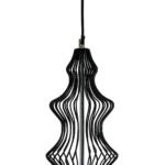 GLOBOSTAR® LILY 01558 Vintage Κρεμαστό Φωτιστικό Οροφής με Ντουί 1 x E27 AC 220-240V IP20 - Μαύρο & Λευκό - Μ43 x Π43 x Υ55cm - Image 9