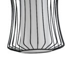 GLOBOSTAR® LILY 01559 Vintage Κρεμαστό Φωτιστικό Οροφής με Ντουί 1 x E27 AC 220-240V IP20 - Μαύρο & Λευκό - Μ25 x Π25 x Υ61cm - Image 7