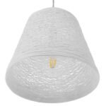 GLOBOSTAR® PLAYROOM 01562 Vintage Κρεμαστό Φωτιστικό Οροφής με Ντουί 1 x E27 AC 220-240V IP20 - Λευκό - Μ32 x Π32 x Υ27cm - Image 5