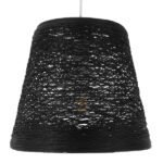 GLOBOSTAR® PLAYROOM 01563 Vintage Κρεμαστό Φωτιστικό Οροφής με Ντουί 1 x E27 AC 220-240V IP20 - Μαύρο - Μ32 x Π32 x Υ27cm - Image 3