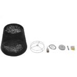 GLOBOSTAR® PLAYROOM 01563 Vintage Κρεμαστό Φωτιστικό Οροφής με Ντουί 1 x E27 AC 220-240V IP20 - Μαύρο - Μ32 x Π32 x Υ27cm - Image 7