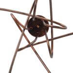 GLOBOSTAR® PAULELI 01564 Μοντέρνο Φωτιστικό Οροφής με Ντουί 5 x E27 AC 220-240V IP20 - Χάλκινο - Μ80 x Π80 x Υ40cm - Image 8