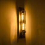 GLOBOSTAR® BESPOKE 01566 Vintage Φωτιστικό Τοίχου - Απλίκα με Ντουί 2 x E27 AC 220-240V IP20 - Μπρούτζινο Εφέ Σκουριάς - Μ10 x Π11 x Υ47cm - Image 3