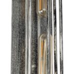 GLOBOSTAR® BESPOKE 01567 Vintage Φωτιστικό Τοίχου - Απλίκα με Ντουί 2 x E27 AC 220-240V IP20 - Ασημί Εφέ Σκουριάς - Μ10 x Π11 x Υ47cm - Image 6