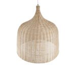 GLOBOSTAR® BAHAMAS 01570 Boho Κρεμαστό Φωτιστικό Οροφής με Ντουί 1 x E27 AC 220-240V IP20 - Μπεζ - Μ90 x Π90 x Y70cm - Image 7