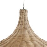 GLOBOSTAR® BAHAMAS 01570 Boho Κρεμαστό Φωτιστικό Οροφής με Ντουί 1 x E27 AC 220-240V IP20 - Μπεζ - Μ90 x Π90 x Y70cm - Image 9