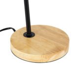 GLOBOSTAR® BARNABY 01573 Μοντέρνο Επιτραπέζιο Φωτιστικό Πορτατίφ με Ντουί 1 x E27 AC 220-240V IP20 - Μαύρο & Μπεζ - Μ15 x Π33 x Υ50cm - Image 7