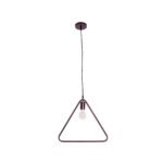 GLOBOSTAR® DELTA 01581 Μοντέρνο Κρεμαστό Φωτιστικό Οροφής με Ντουί 1 x E27 AC 220-240V IP20 - Χάλκινο - Μ37 x Π4 x Υ33cm - Image 4