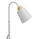 GLOBOSTAR® RIBBON 01586 Μοντέρνο Επιδαπέδιο Φωτιστικό με Ντουί 1 x E27 AC 220-240V IP20 - Λευκό & Μπεζ - Μ13 x Π13 x Υ164cm - Image 7