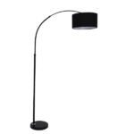 GLOBOSTAR® IMPERIAL 01587 Μοντέρνο Επιδαπέδιο Φωτιστικό με Ντουί 1 x E27 AC 220-240V IP20 - Μαύρο - Μ38 x Π38 x Υ172cm - Image 5