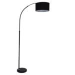 GLOBOSTAR® IMPERIAL 01587 Μοντέρνο Επιδαπέδιο Φωτιστικό με Ντουί 1 x E27 AC 220-240V IP20 - Μαύρο - Μ38 x Π38 x Υ172cm - Image 6