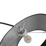 GLOBOSTAR® IMPERIAL 01587 Μοντέρνο Επιδαπέδιο Φωτιστικό με Ντουί 1 x E27 AC 220-240V IP20 - Μαύρο - Μ38 x Π38 x Υ172cm - Image 10