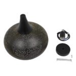 GLOBOSTAR® JANIS 01590 Μοντέρνο Κρεμαστό Φωτιστικό Οροφής με Ντουί 1 x E27 AC 220-240V IP20 - Μαύρο & Χρυσό - Μ30 x Π30 x Υ30cm - Image 10