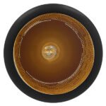 GLOBOSTAR® JANIS 01591 Μοντέρνο Κρεμαστό Φωτιστικό Οροφής με Ντουί 1 x E27 AC 220-240V IP20 - Μαύρο & Χρυσό - Μ20 x Π20 x Υ41cm - Image 8