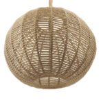 GLOBOSTAR® MANDALA 01593 Vintage Κρεμαστό Φωτιστικό Οροφής με Ντουί 1 x E27 AC 220-240V IP20 - Μπεζ - Μ60 x Π60 x Υ45cm - Image 5