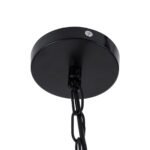 GLOBOSTAR® BALANCE 01596 Vintage Κρεμαστό Φωτιστικό Οροφής με Ντουί 1 x E27 AC 220-240V IP20 - Μαύρο & Μπεζ - Μ35 x Π35 x Υ36cm - Image 10