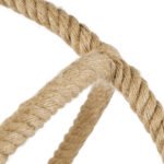 GLOBOSTAR® BELLE 01597 Vintage Κρεμαστό Φωτιστικό Οροφής με Ντουί 1 x E27 AC 220-240V IP20 - Μπεζ - Μ56 x Π56 x Y58cm - Image 10