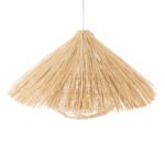 GLOBOSTAR® CHEOPE 01599 Boho Κρεμαστό Φωτιστικό Οροφής με Ντουί 1 x E27 AC 220-240V IP20 - Μπεζ - Μ45 x Π45 x Υ35cm - Image 7