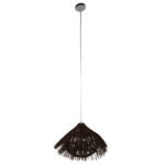 GLOBOSTAR® CHEOPE 01600 Boho Κρεμαστό Φωτιστικό Οροφής με Ντουί 1 x E27 AC 220-240V IP20 - Καφέ - Μ50 x Π50 x Y30cm - Image 2