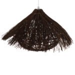 GLOBOSTAR® CHEOPE 01600 Boho Κρεμαστό Φωτιστικό Οροφής με Ντουί 1 x E27 AC 220-240V IP20 - Καφέ - Μ50 x Π50 x Y30cm - Image 4